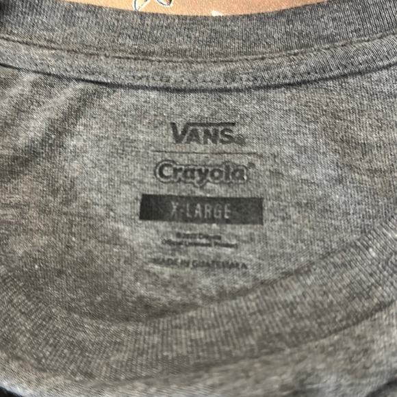 Vans gray Short sleeve T-shirt boyfriend shirt T-shirt crayola collection - Picture 7 of 7